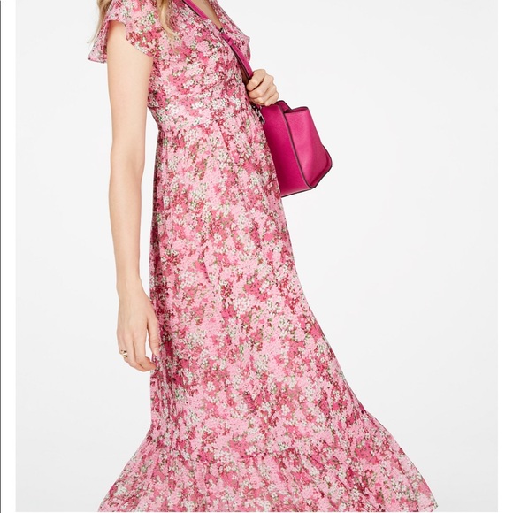 NWT Michael Kors' pink floral dress - Picture 3 of 3